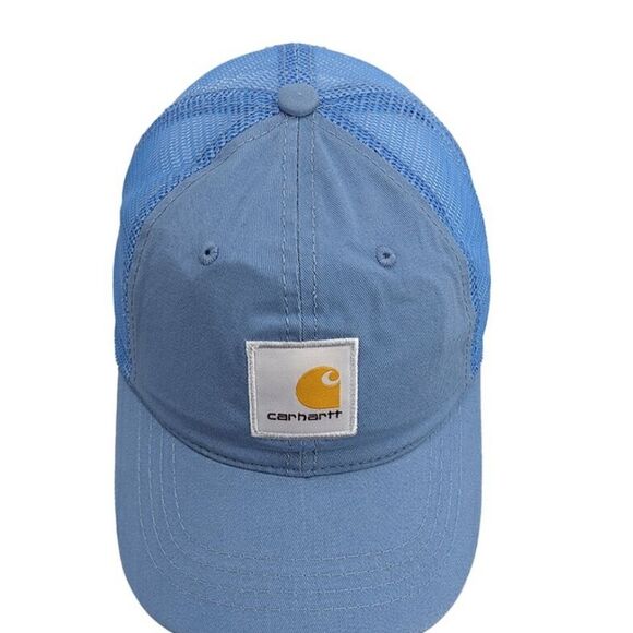 Carhartt Force Mesh Back Cap- Azure Blue - Picture 2 of 5